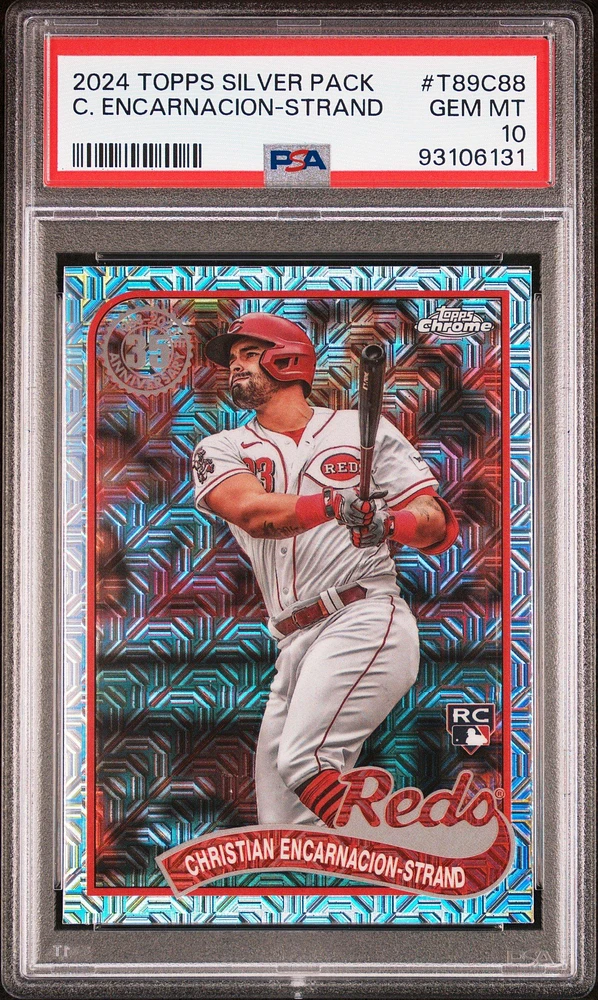 2024 Topps Silver Pack 1989 Chrome Promo T89c88 Christian Encarnacion-strand PSA 10