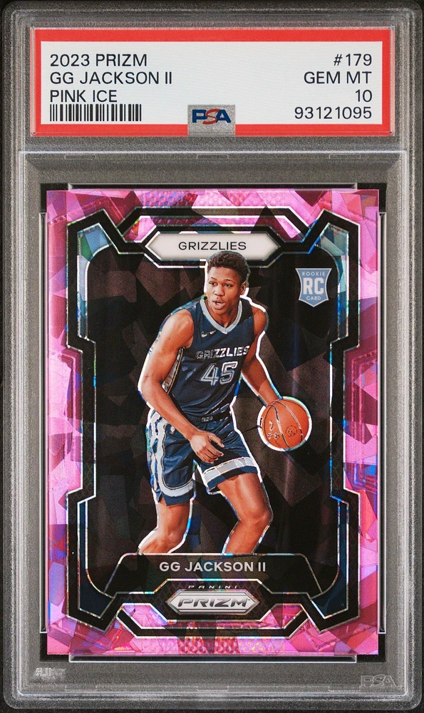2023 Panini Prizm 179 Gg Jackson Ii Pink Ice PSA 10