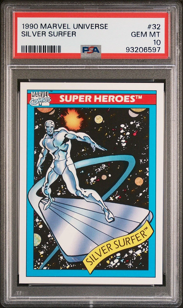 1990 Marvel Universe 32 Silver Surfer PSA 10