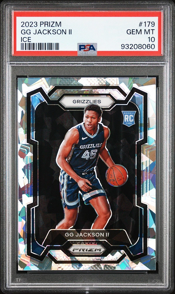 2023 Panini Prizm 179 Gg Jackson Ii Ice PSA 10