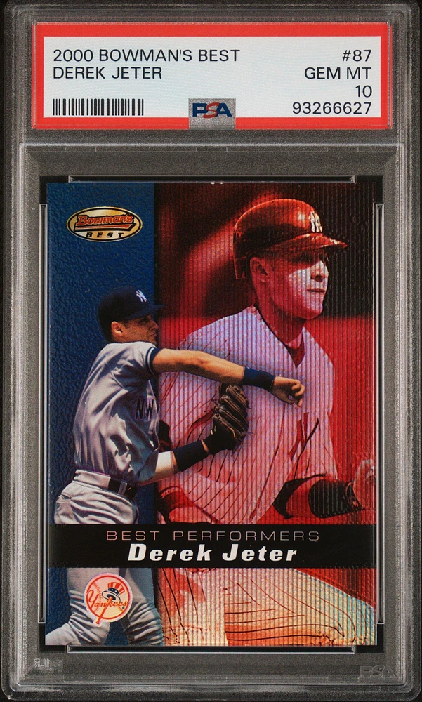 2000 Bowman's Best 87 Derek Jeter PSA 10