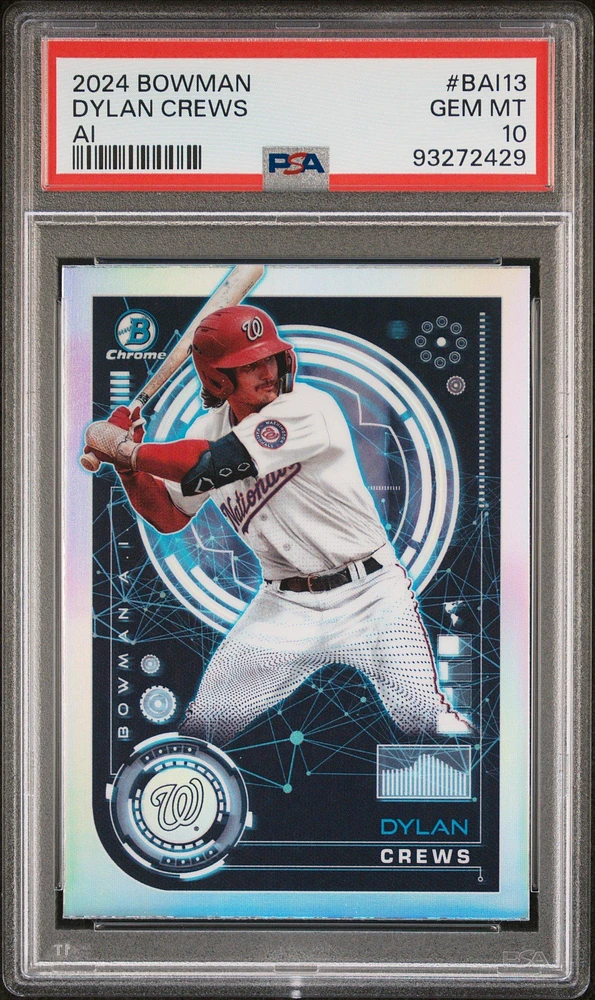 2024 Bowman Bowman Ai Bai13 Dylan Crews PSA 10