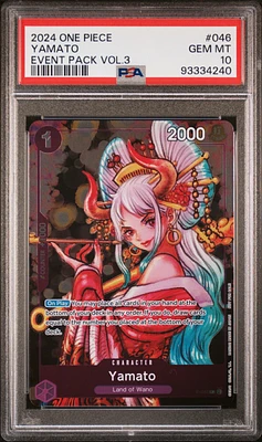 2024 One Piece Event Pack Vol.3 046 Yamato PSA 10