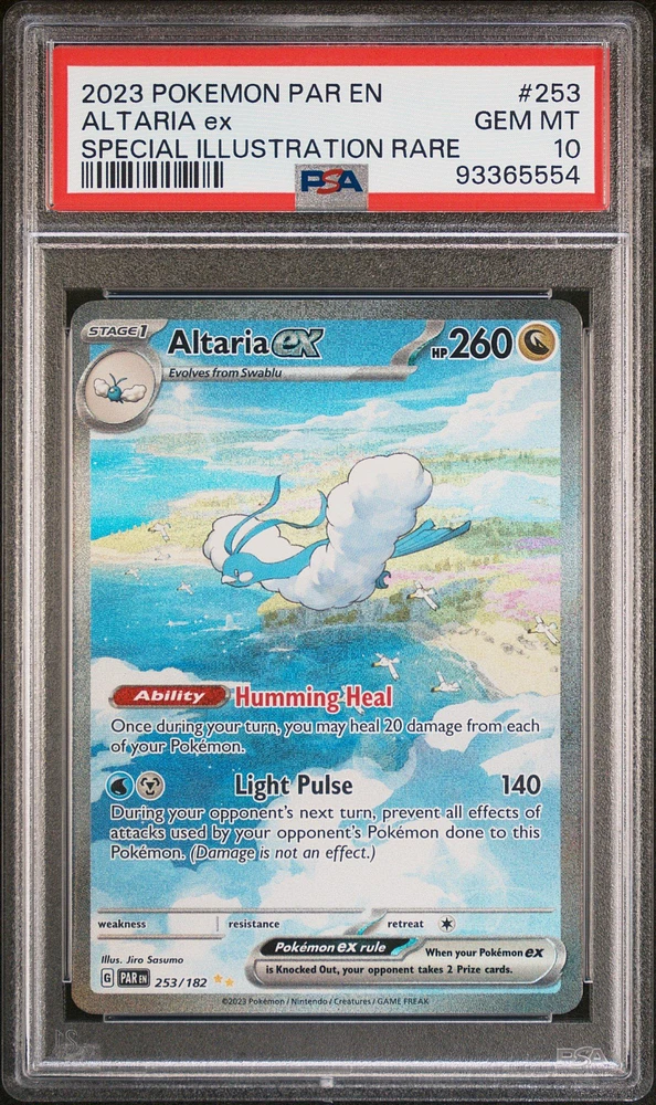 2023 Pokemon Par En-paradox Rift 253 Altaria Ex PSA 10