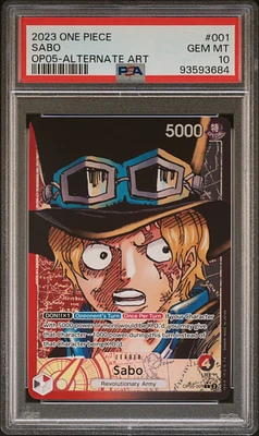 2023 One Piece Awakening Of The New Era 001 Sabo Alternate Art PSA 10