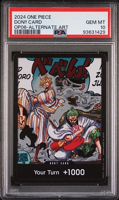 2024 One Piece Wings Of The Captain Don!! Card Alternate Art PSA 10