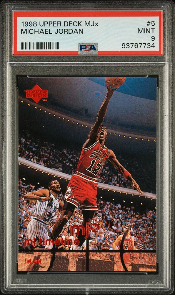 1998 Upper Deck Mjx 5 Michael Jordan PSA 9