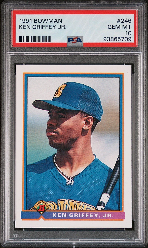 1991 Bowman 246 Ken Griffey Jr. PSA 10