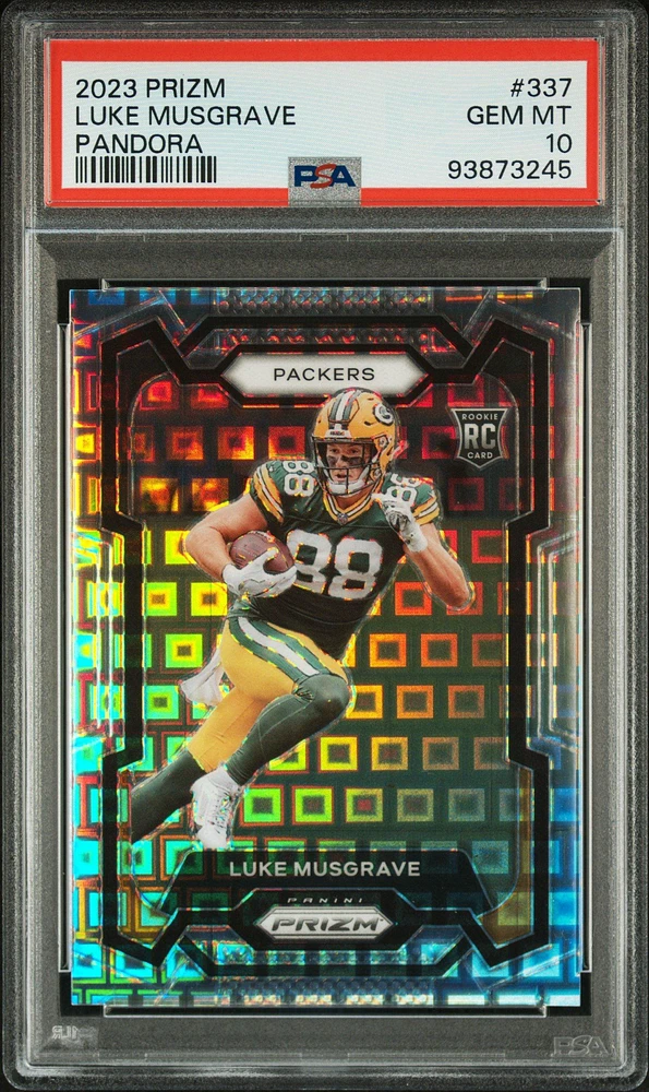 2023 Panini Prizm 337 Luke Musgrave Pandora PSA 10