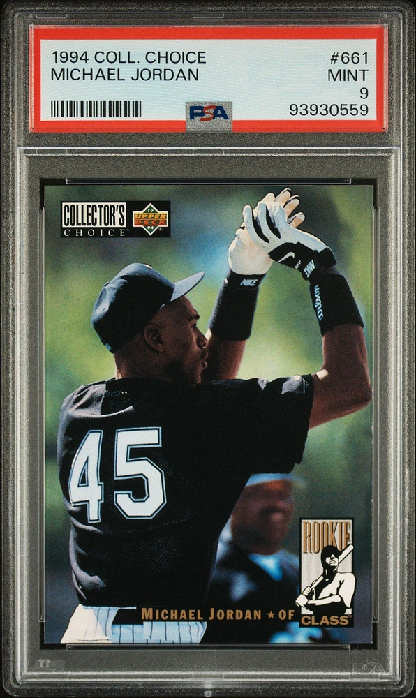 1994 Collector's Choice 661 Michael Jordan PSA 9