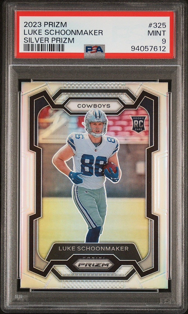 2023 Panini Prizm 325 Luke Schoonmaker Silver Prizm PSA 9