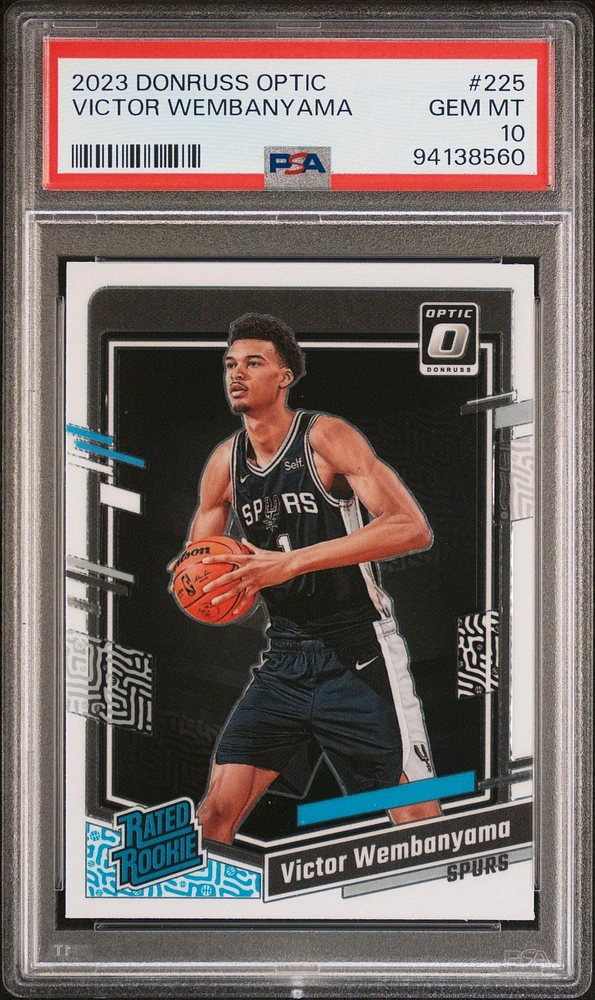 2023 Panini Donruss Optic 225 Victor Wembanyama PSA