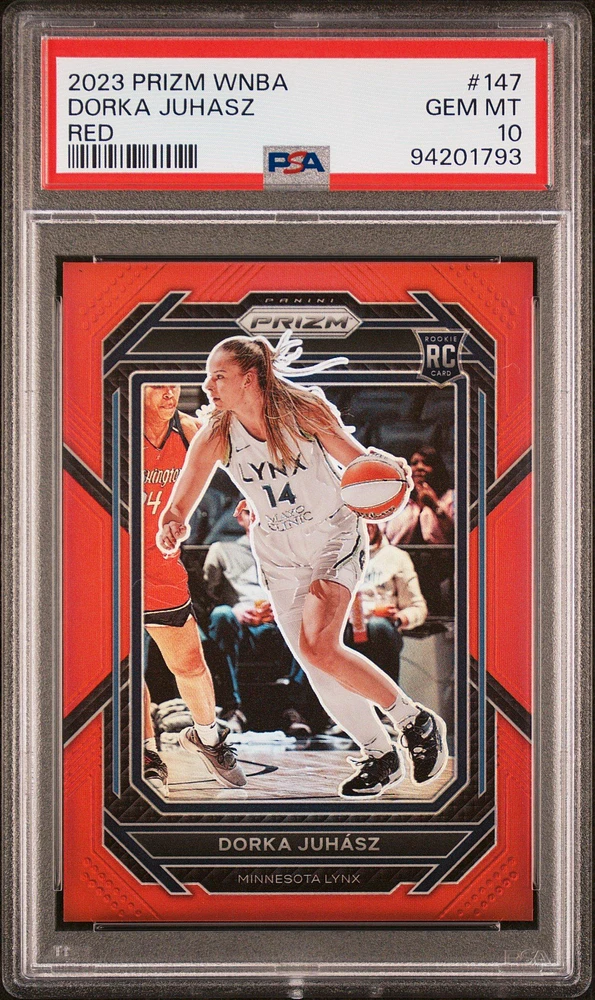 2023 Panini Prizm Wnba 147 Dorka Juhasz Red PSA 10