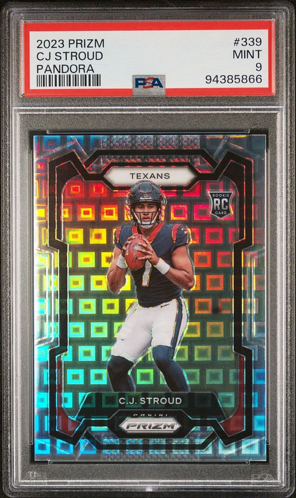 2023 Panini Prizm 339 Cj Stroud Pandora PSA 9