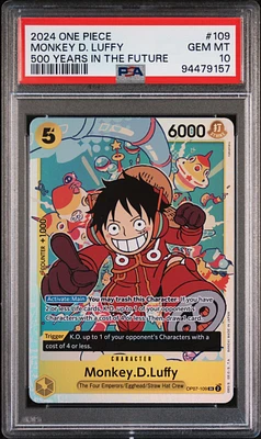 2024 One Piece 500 Years In The Future 109 Monkey D. Luffy PSA 10