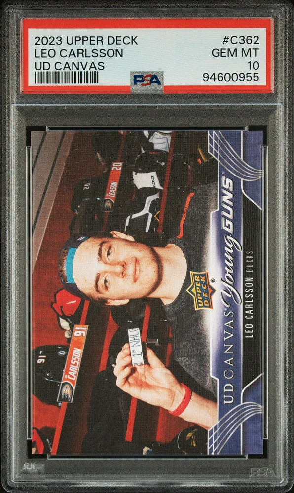 2023 Upper Deck Ud Canvas C362 Leo Carlsson PSA 10