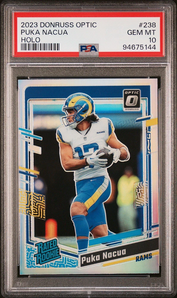 2023 Panini Donruss Optic 238 Puka Nacua Holo PSA 10