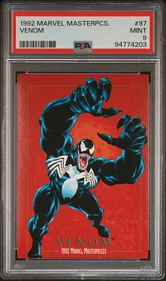 1992 Marvel Masterpieces 97 Venom PSA 9