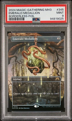 2024 Magic The Gathering Modern Horizons 3 345 Emerald Medallion Borderless-foil PSA 9