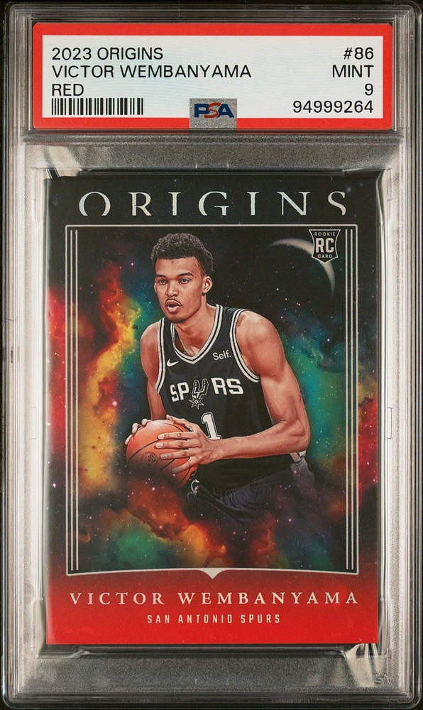 2023 Panini Origins 86 Victor Wembanyama Red PSA 9