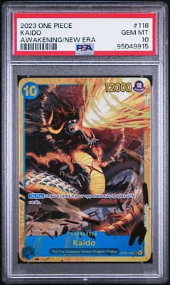 2023 One Piece Awakening Of The New Era 118 Kaido PSA 10