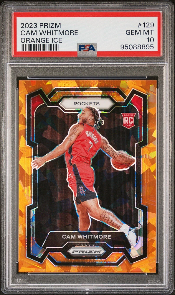 2023 Panini Prizm 129 Cam Whitmore Ice PSA 10