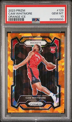 2023 Panini Prizm 129 Cam Whitmore Ice PSA 10