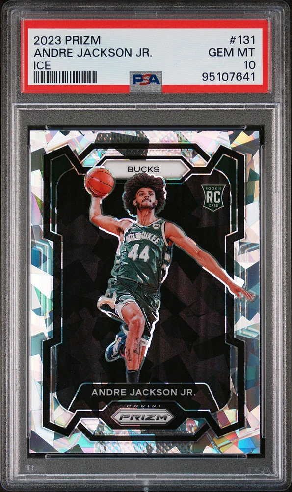 2023 Panini Prizm 131 Andre Jackson Jr. Ice PSA 10