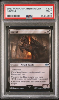 2023 Magic The Gathering Tales Of Middle-earth 335 Nazgul PSA 9