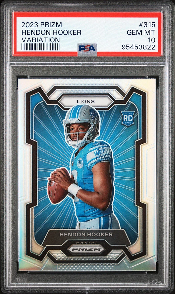 2023 Panini Prizm 315 Hendon Hooker Variation PSA 10