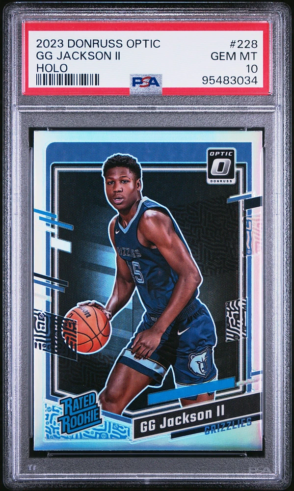2023 Panini Donruss Optic 228 Gg Jackson Ii Holo PSA 10