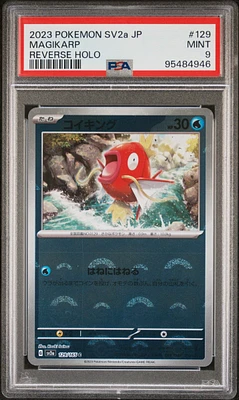 2023 Pokemon Japanese Sv2a-pokemon 151 129 Magikarp Reverse Holo PSA 9