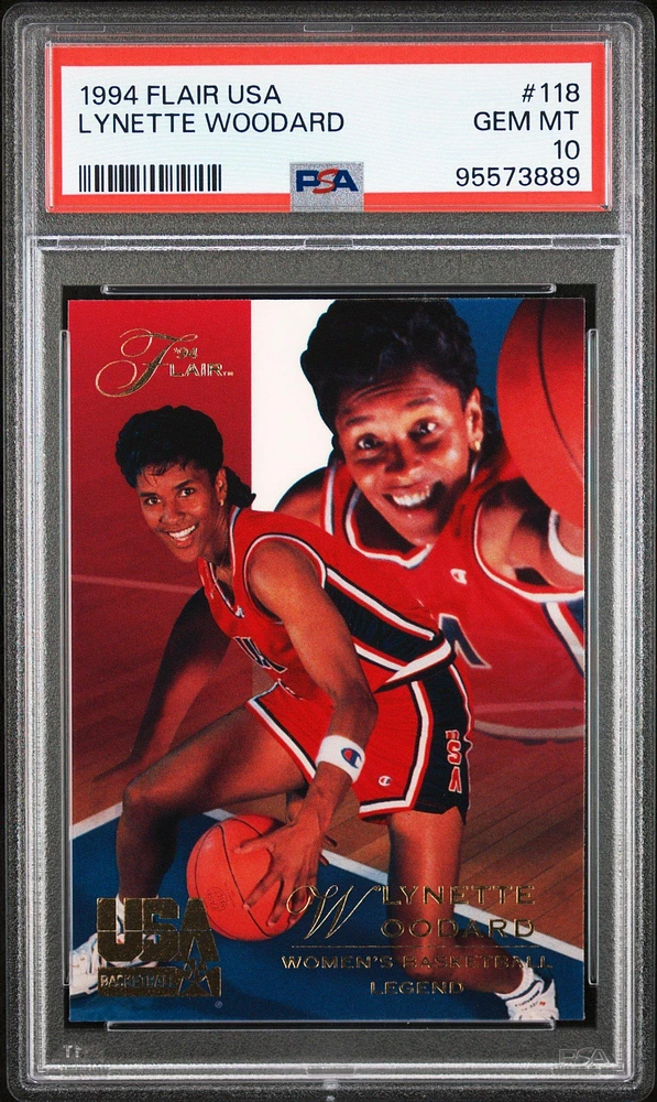 1994 Flair Usa Basketball 118 Lynette Woodard PSA 10