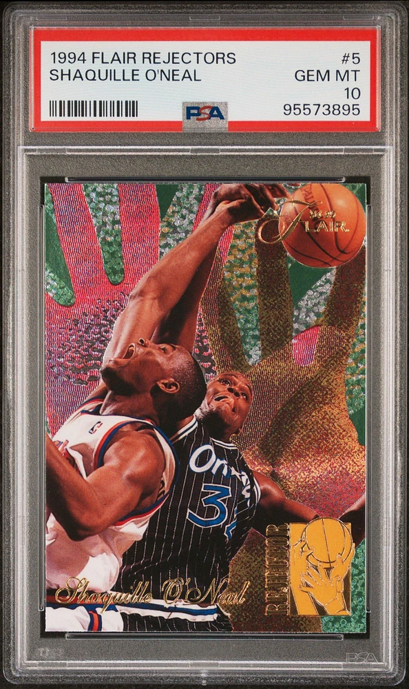 1994 Flair Rejectors 5 Shaquille O'neal PSA 10