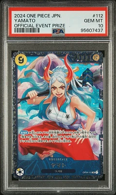 2024 One Piece Japanese Promos 112 Yamato Official Event Prize PSA 10