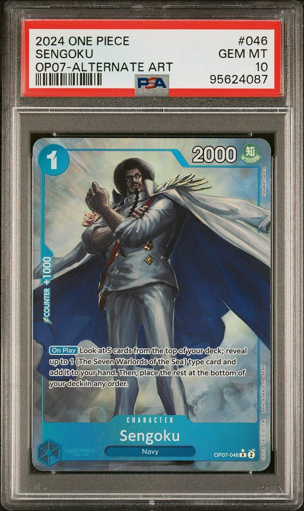 2024 One Piece 500 Years In The Future 046 Sengoku Alternate Art PSA 10