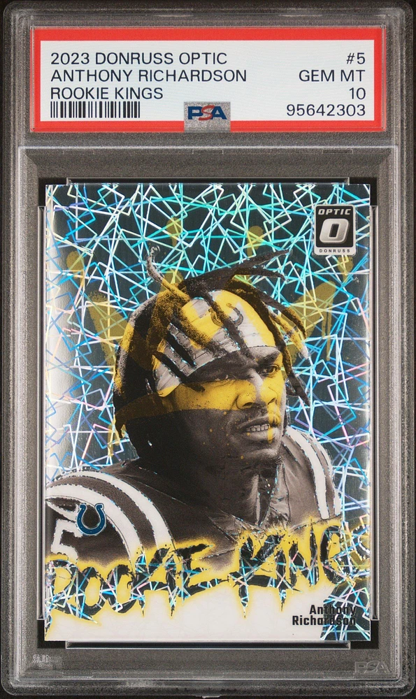 2023 Panini Donruss Optic Rookie Kings 5 Anthony Richardson PSA