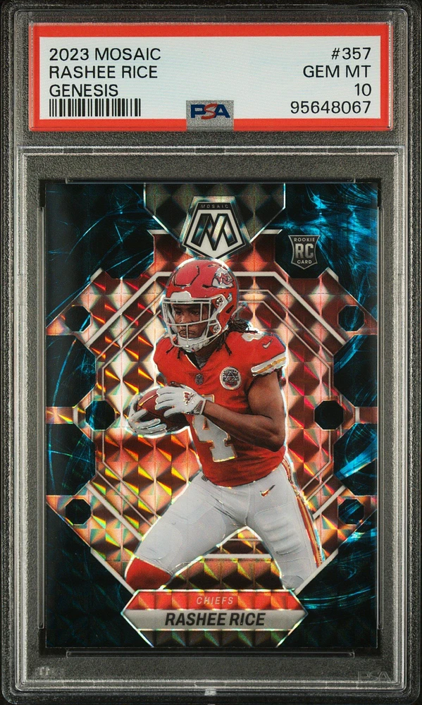 2023 Panini Mosaic 357 Rashee Rice Genesis PSA 10