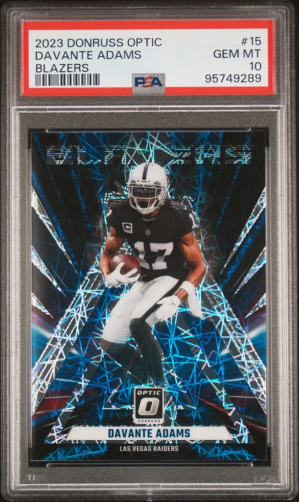 2023 Panini Donruss Optic Blazers 15 Davante Adams PSA 10