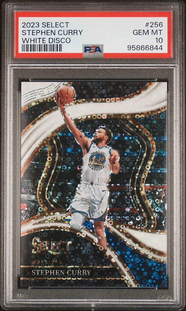 2023 Panini Select 256 Stephen Curry White Disco PSA 10