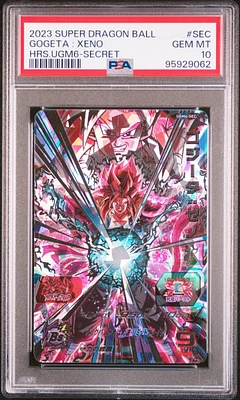 2023 Super Dragon Ball Heroes Ultra God Mission 6 Sec Gogeta : Xeno Secret PSA 10