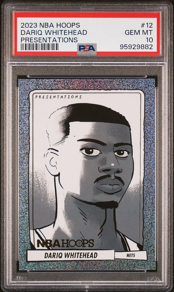 2023 Panini Nba Hoops Presentations 12 Dariq Whitehead PSA 10