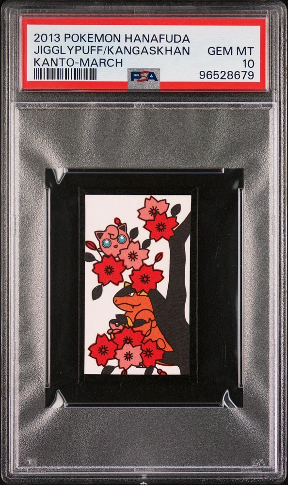 2013 Pokemon Hanafuda Kanto Kangaskhan\jigglypuff March PSA 10