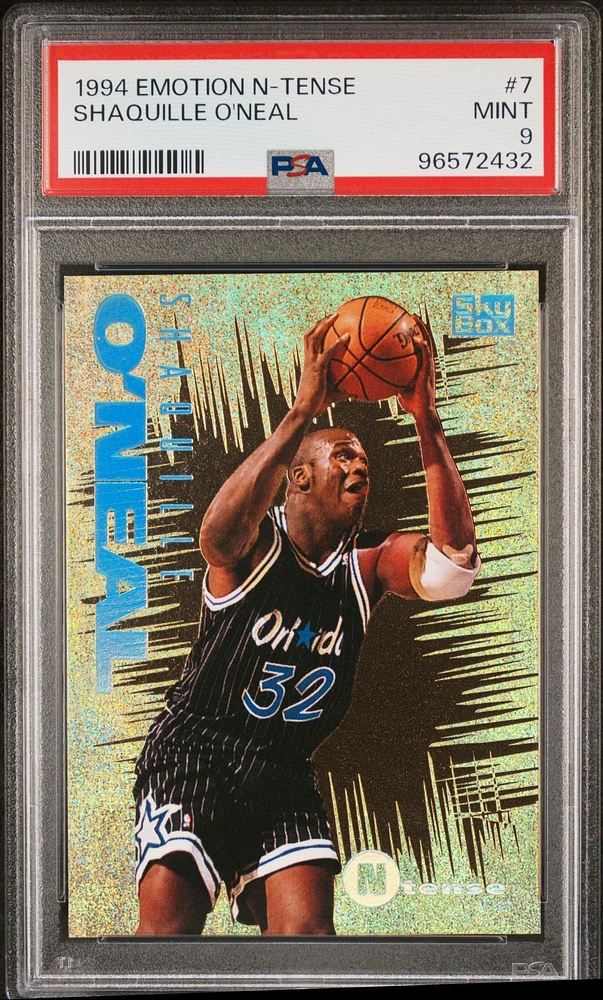 1994 E-motion N-tense 7 Shaquille O'neal PSA 9
