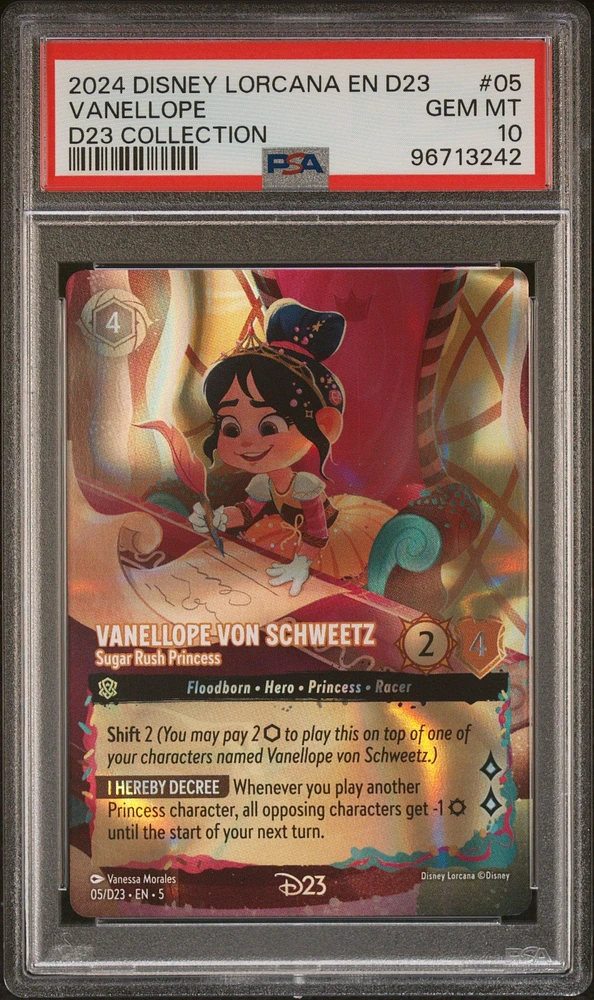 2024 Disney Lorcana En D23-d23 Expo Promo 05 Vanellope Von Schweetz