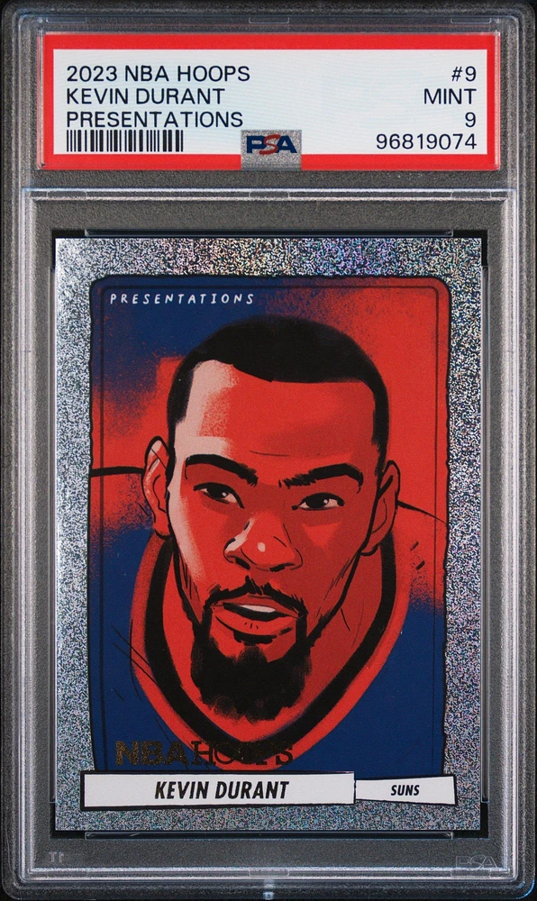 2023 Panini Nba Hoops Presentations 9 Kevin Durant PSA 9