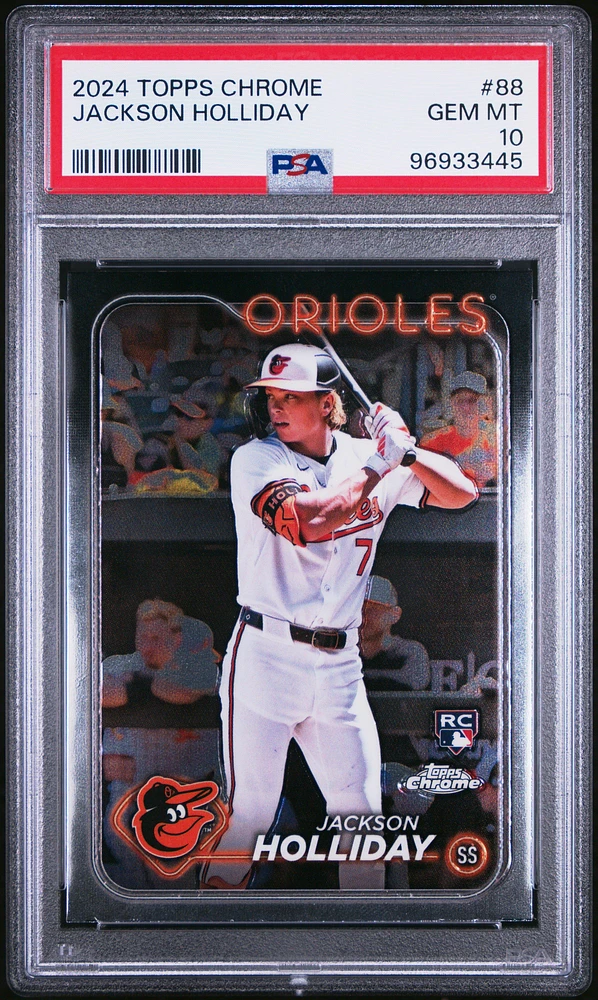 2024 Topps Chrome 88 Jackson Holliday PSA 10