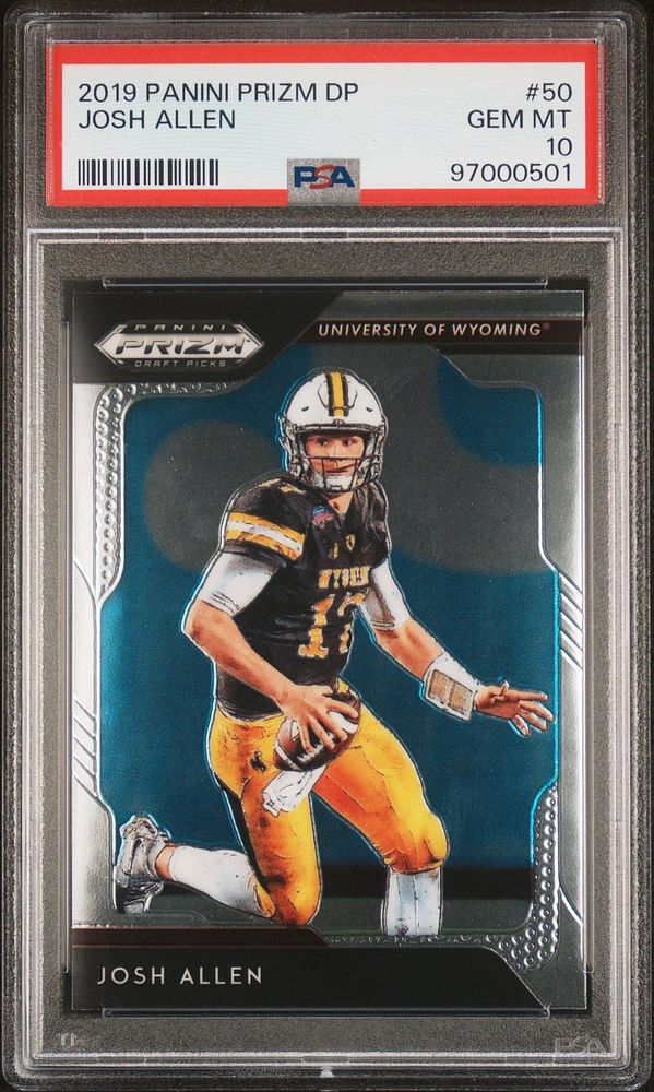 2019 Panini Prizm Draft Picks 50 Josh Allen PSA 10