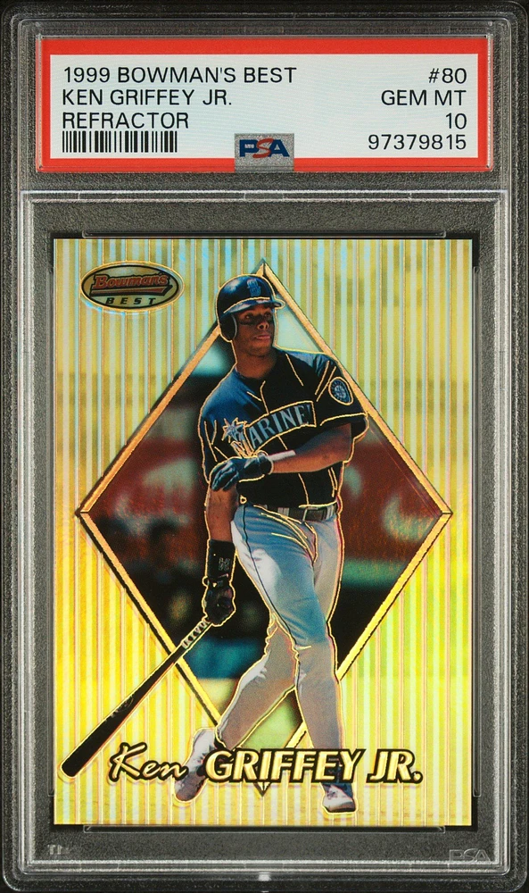 1999 Bowman's Best 80 Ken Griffey Jr. Refractor PSA 10