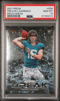 2021 Panini Prizm Prizm Break Pb6 Trevor Lawrence PSA 10
